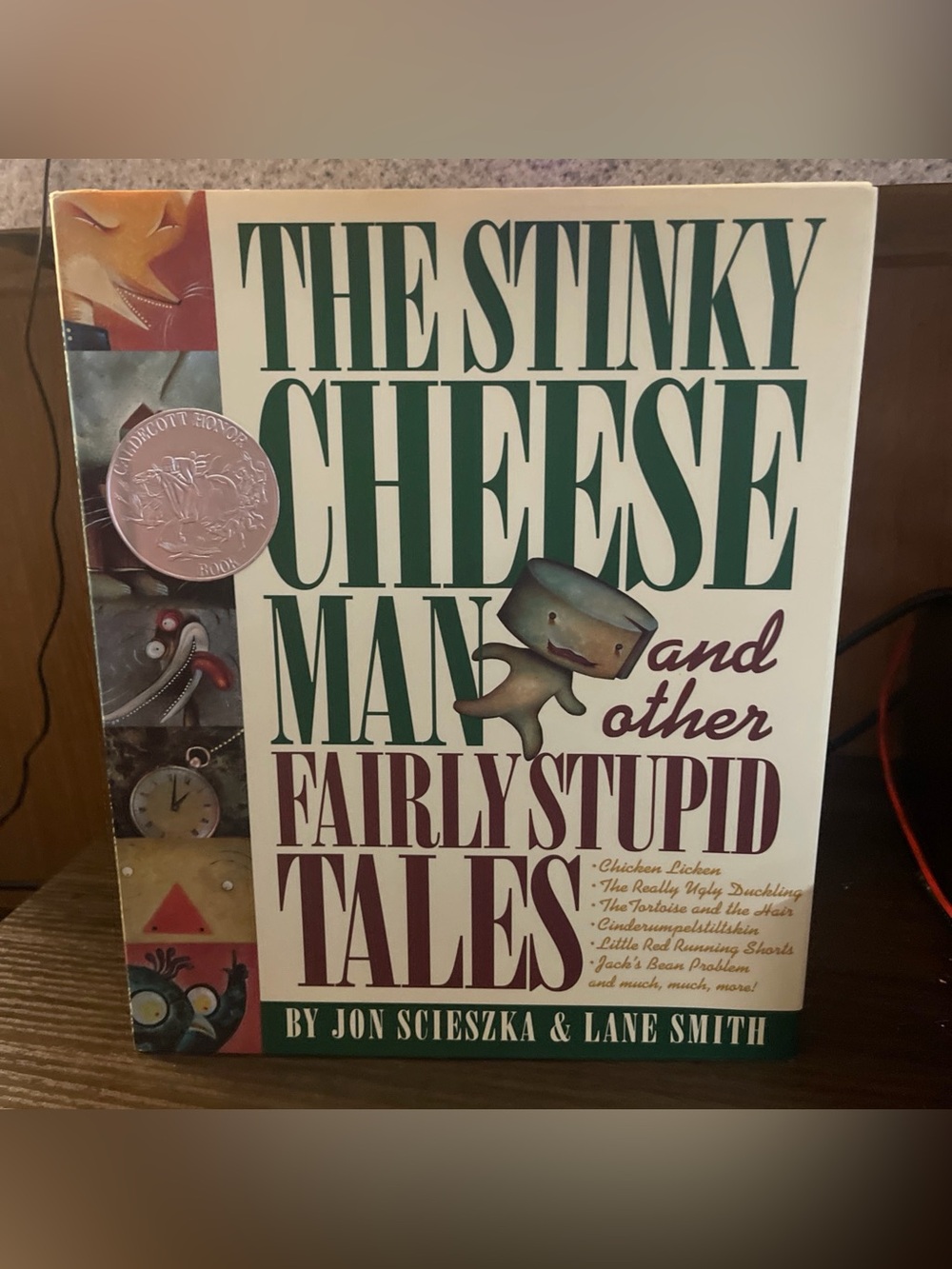 The Stinky Cheese Man & Other Fairly Stupid Tales SIGNED Doodle Both Authors EUC